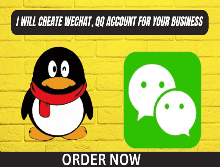 I will  create qq and WeChat accounts