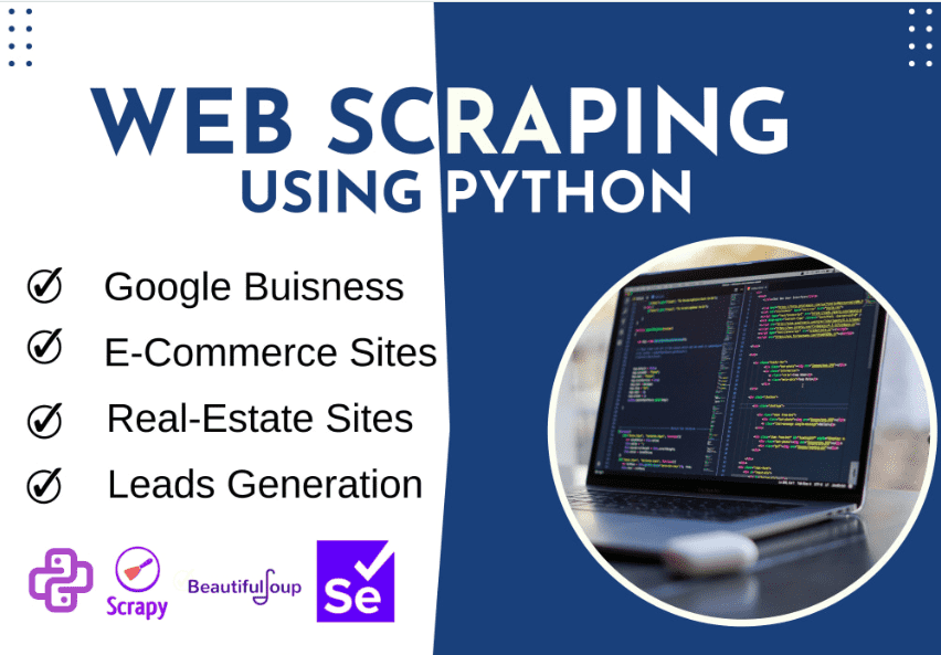 You will get web scraping, data mining and web scraper for your business