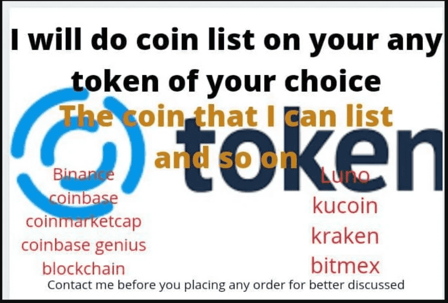 ico coin listing, token listing