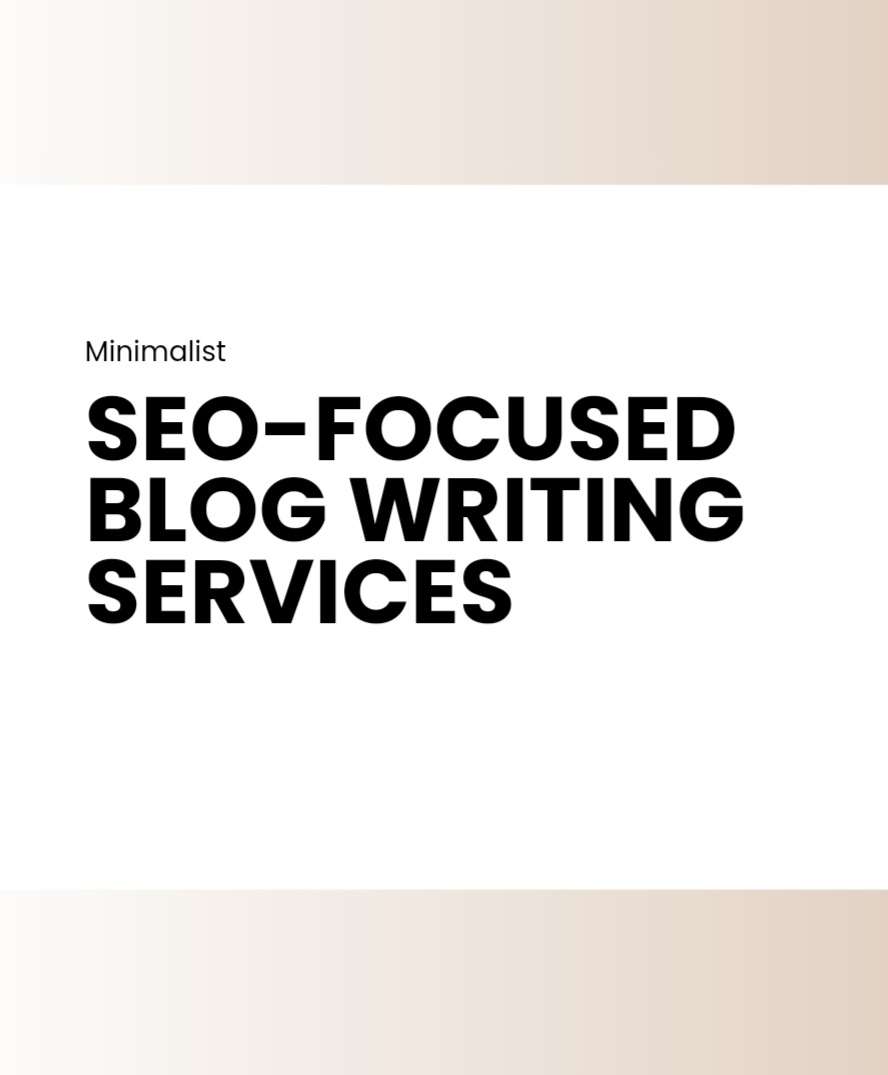 I will write SEO-friendly blog posts on any topic
