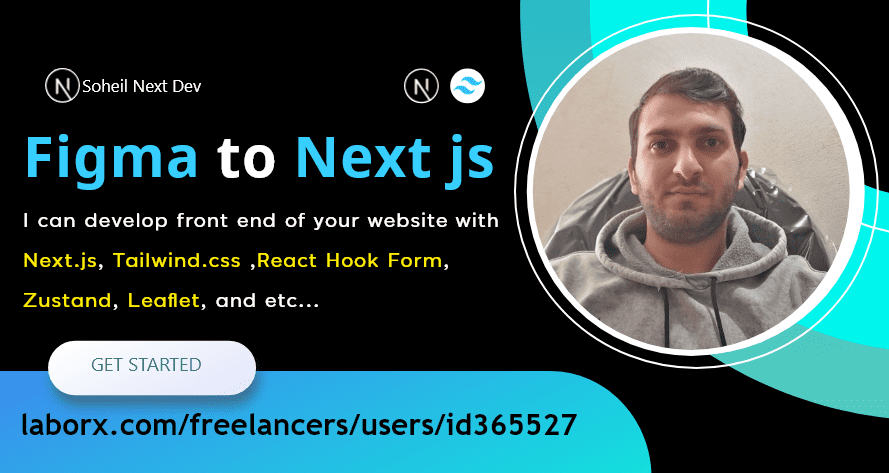 I will build website with Next.js Typescript and Tailwind.css