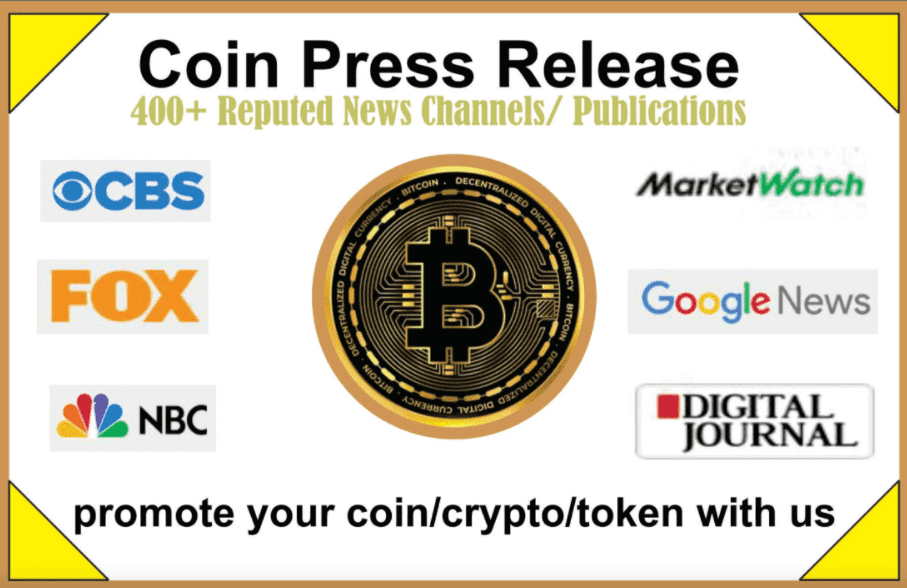 Crypto Coin Token Press Release Distribution on 200+ sites