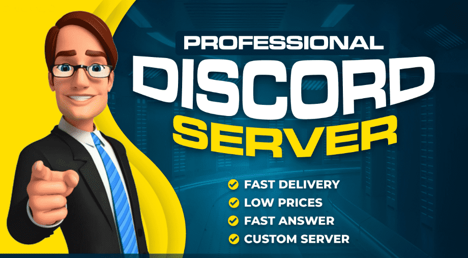 make a professional discord server within 24 hours