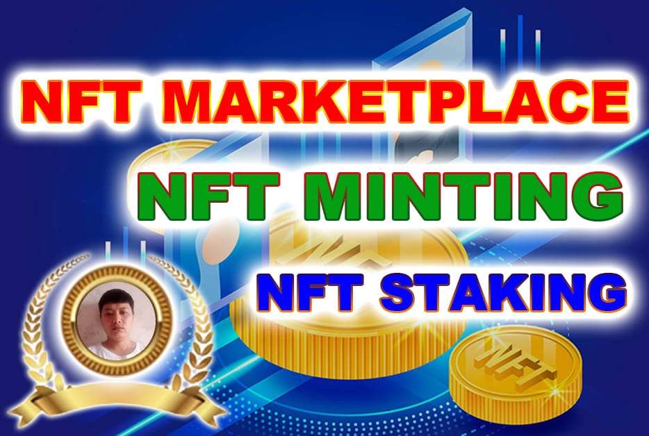 I will develop nft marketplace, nft mint, nft staking