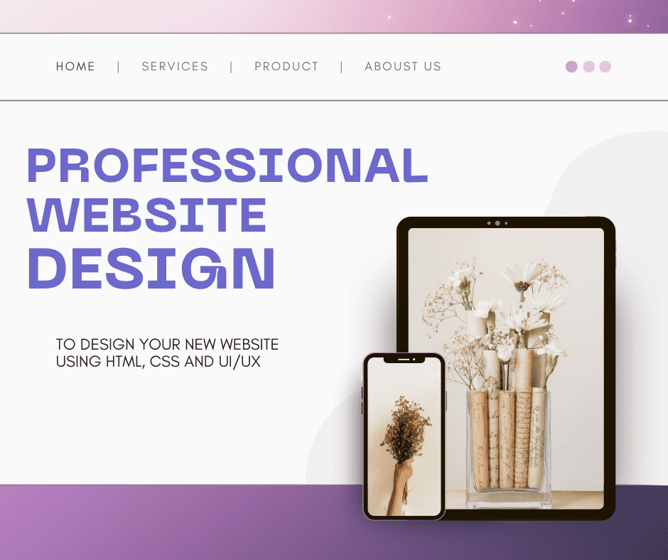 I will create a professional responsive website