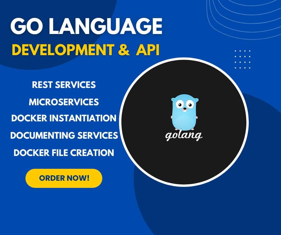 I will develop your go language application and rest api