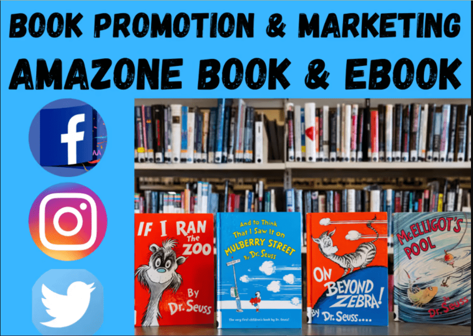 I WIIL DO ANY TYPE OF BOOK PROMOTION