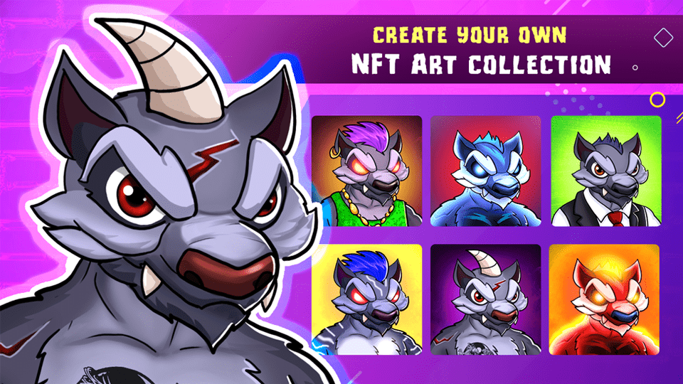 I will design NFT Art collection of any art style