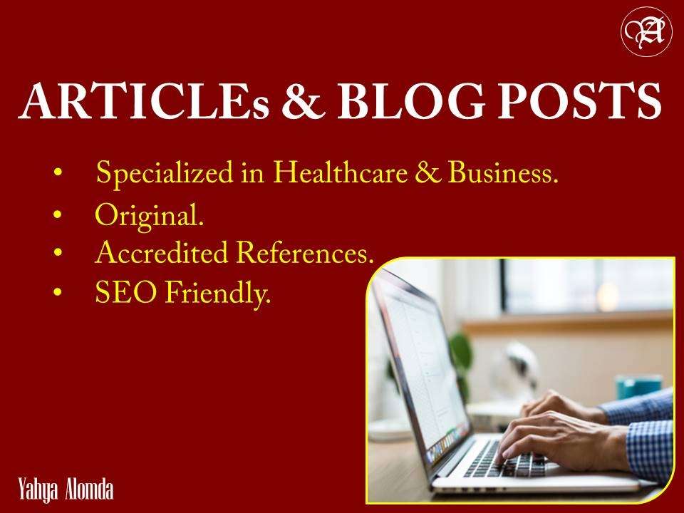 I will write your Healthcare and Business content