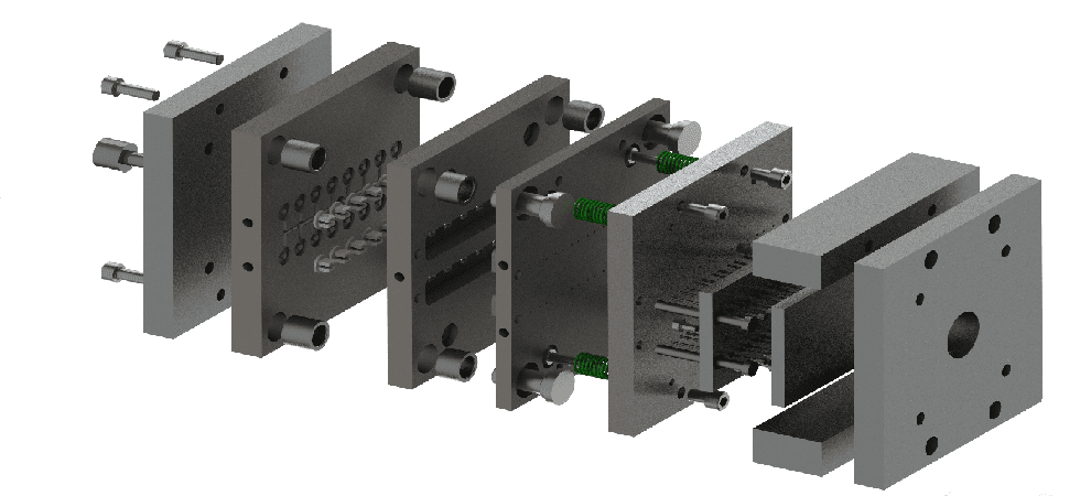 I will provide the industrial design of your polymer parts as well as the design of plastic injection molds