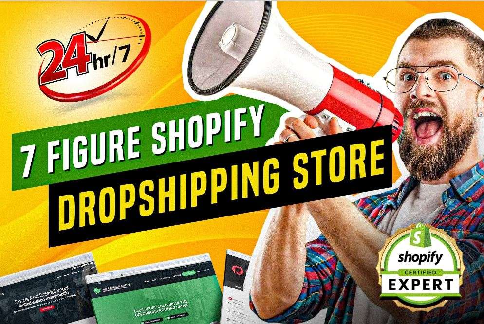I will create a profitable shopify store, shopify website  and dropshipping store