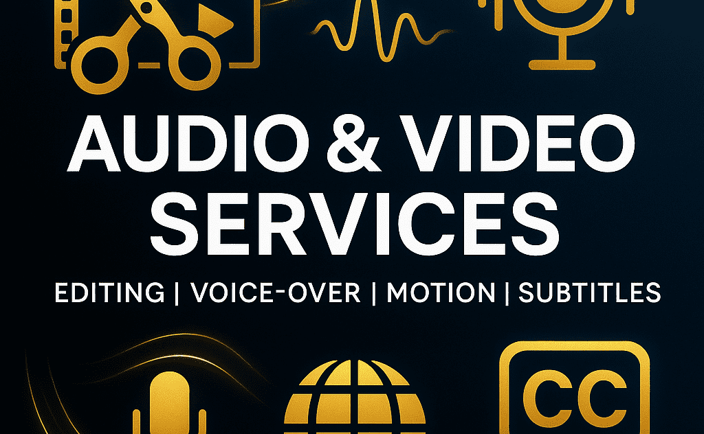 I will professionally edit your videos, audios, or create engaging animations