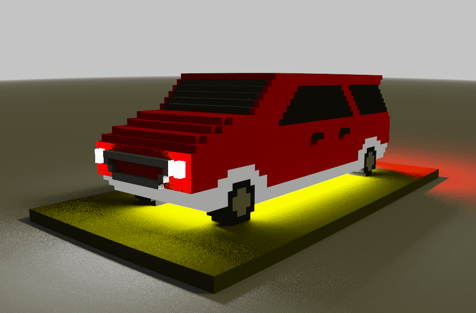 design voxel sandbox  metaverse asset