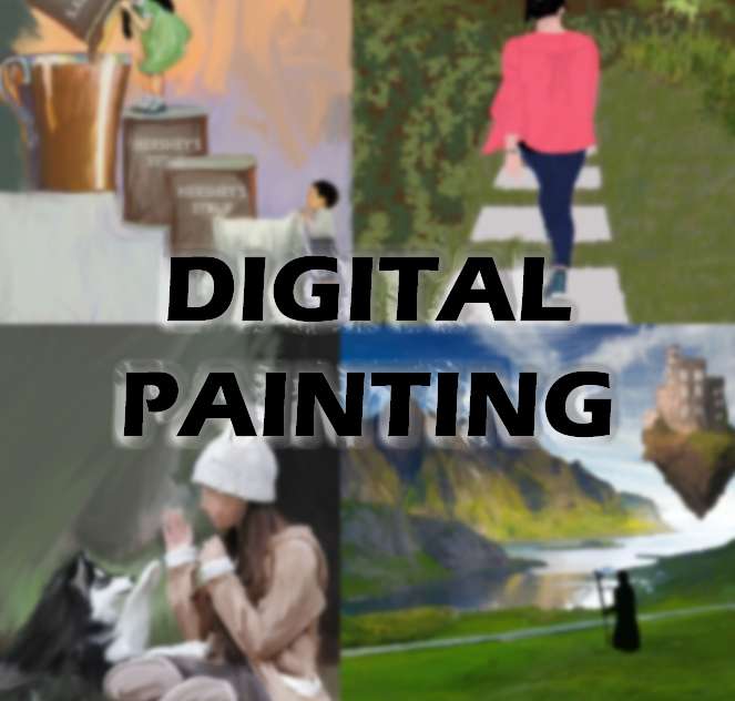 I will do digital painting