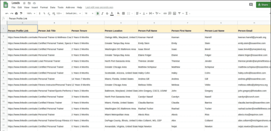 do linkedin lead generation and email finding