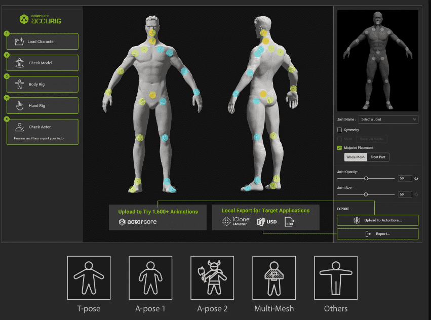 I will 3d character animation and rigging in maya, 3ds max, blender
