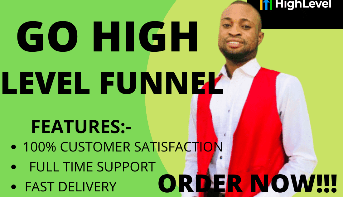 I will build go high level sales funnel and website on gohighlevel