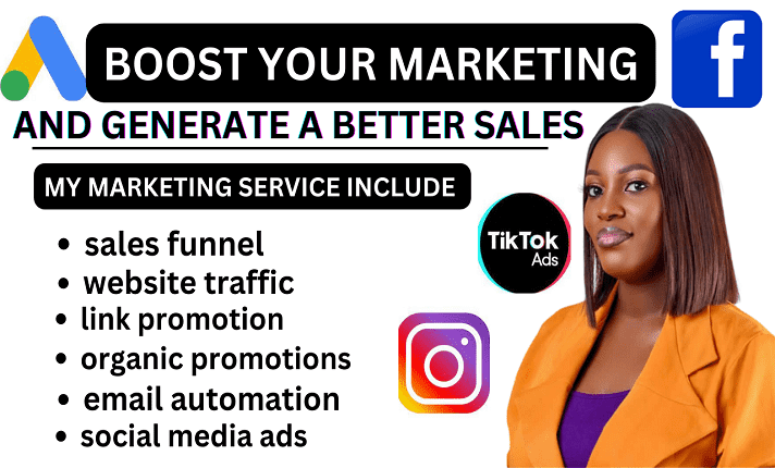 I will clickbank affiliate marketing sales funnel,clickbank affiliate link promotion
