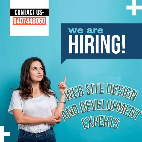 We Are Hiring Web Site Design and Development Trainers