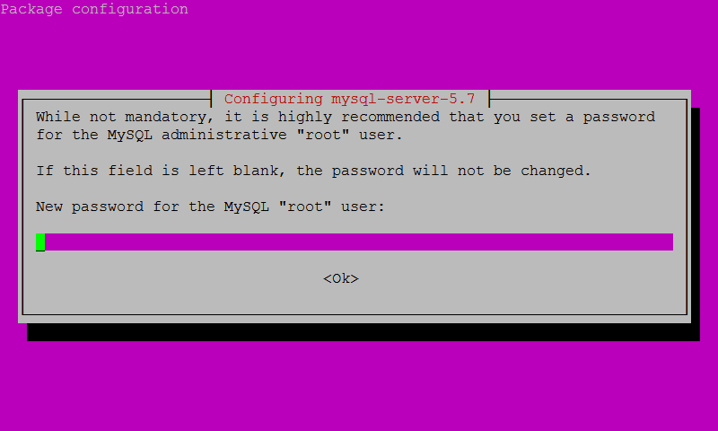 Installing MySQL/MariaDB on VPS and libraries for webserver
