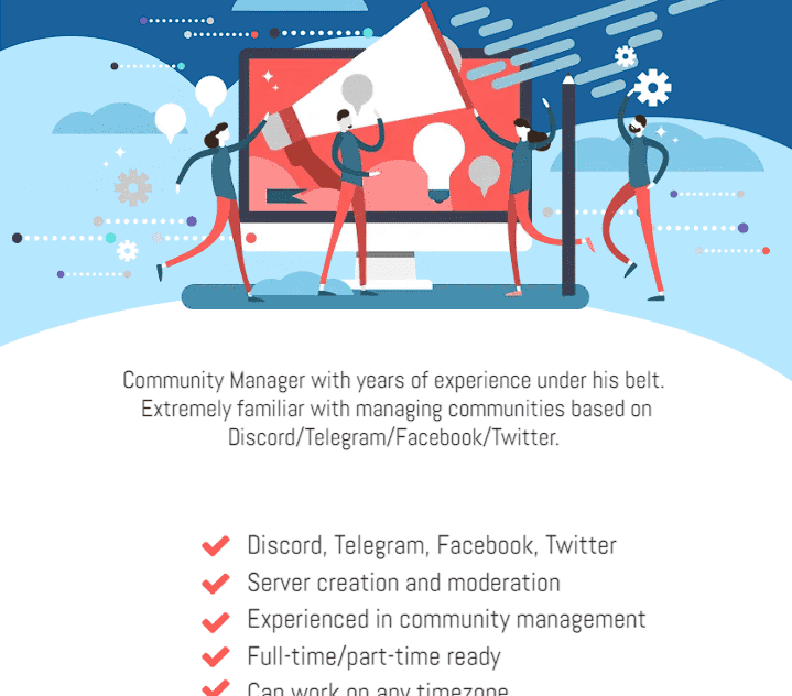 Community Manager, Support Specialist, Content Writer