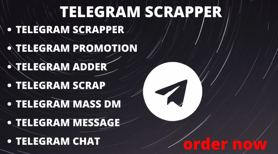 do telegram scrap, telegram scraper, telegram adder and telegram promotion