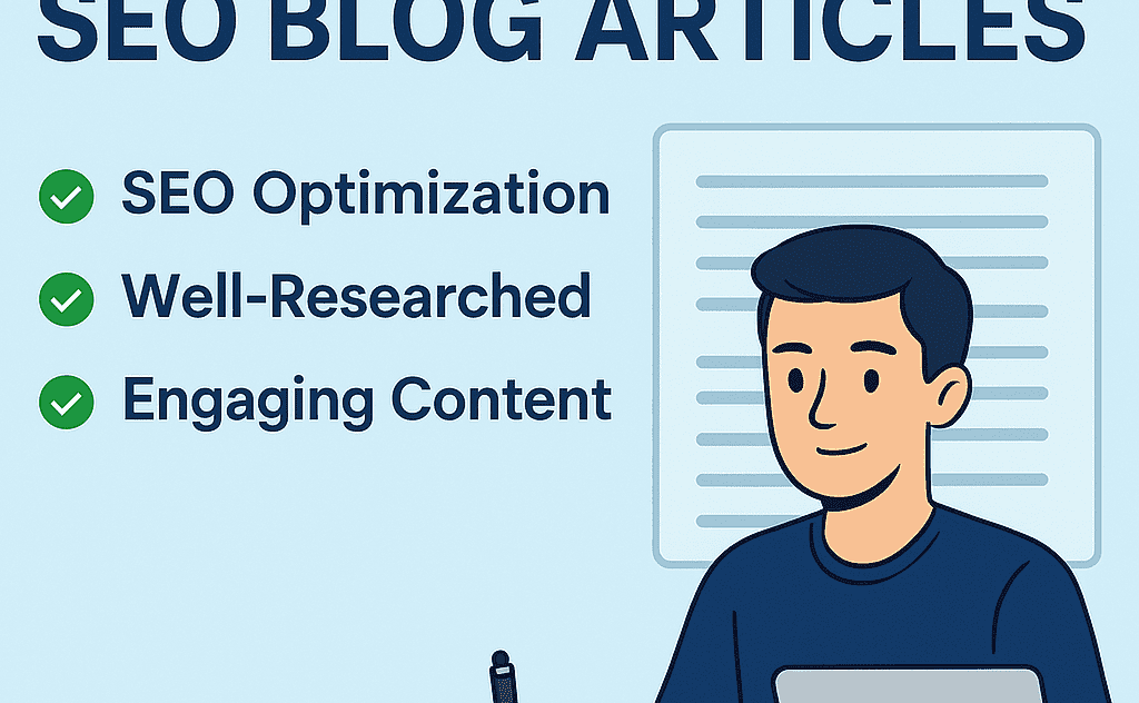 I will write SEO optimized and engaging content for your blog or website
