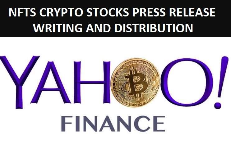 Crypto, NFT press release on Yahoo Finance, MarketWatch