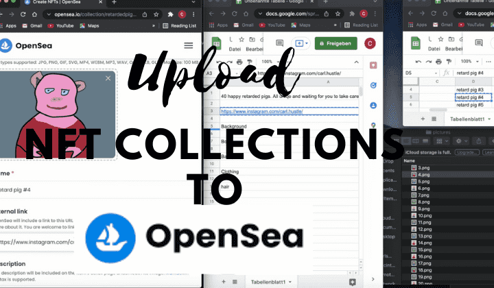 I will do bulk nft upload to opensea, 10,000 bulk nft upload
