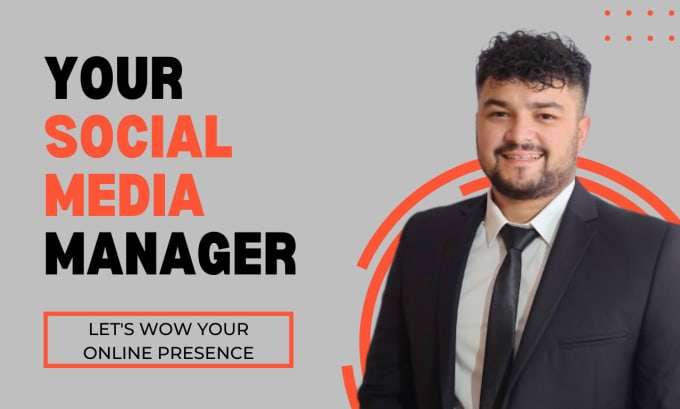 I will be your social media manager and content creator