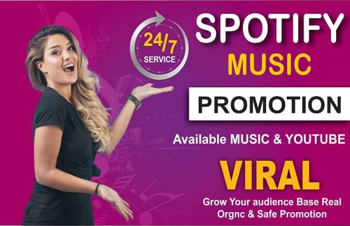Organic 30k Spotify followers and Music Promotion