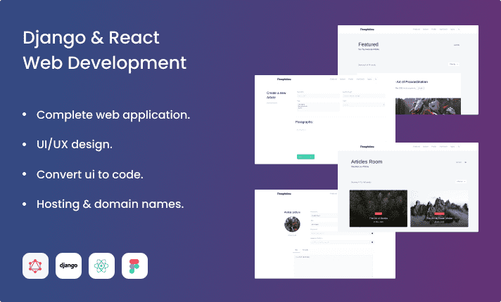 I will build a web application