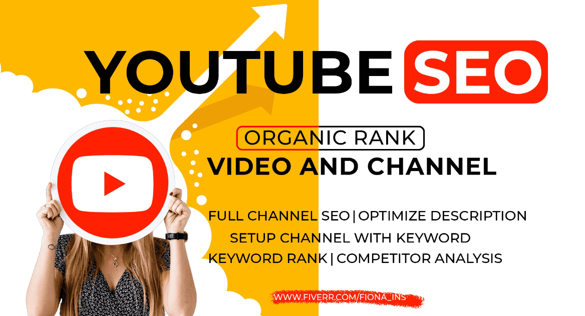 I will do youtube videos and channel SEO