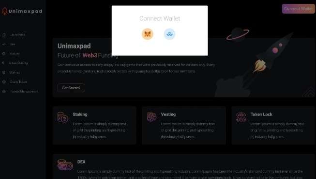 I will build defi platforms, daos and crypto launchpads