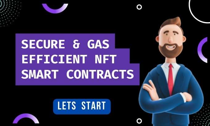 I will Build Secured and Gas Efficient NFT smart contract