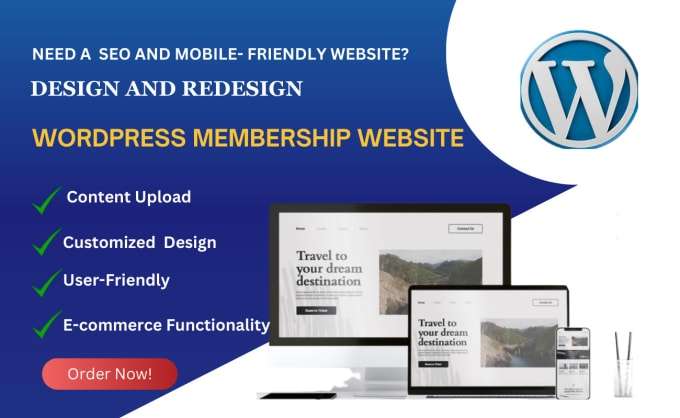 I will develop WordPress paid membership pro website