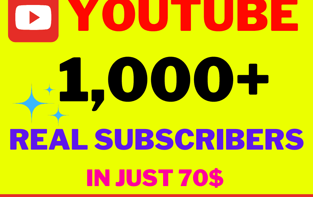 Non Drop Youtube Subscribers service For Your YouTube