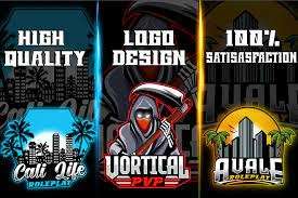 create high quality logo for your fivem and discord server promotion plus banner