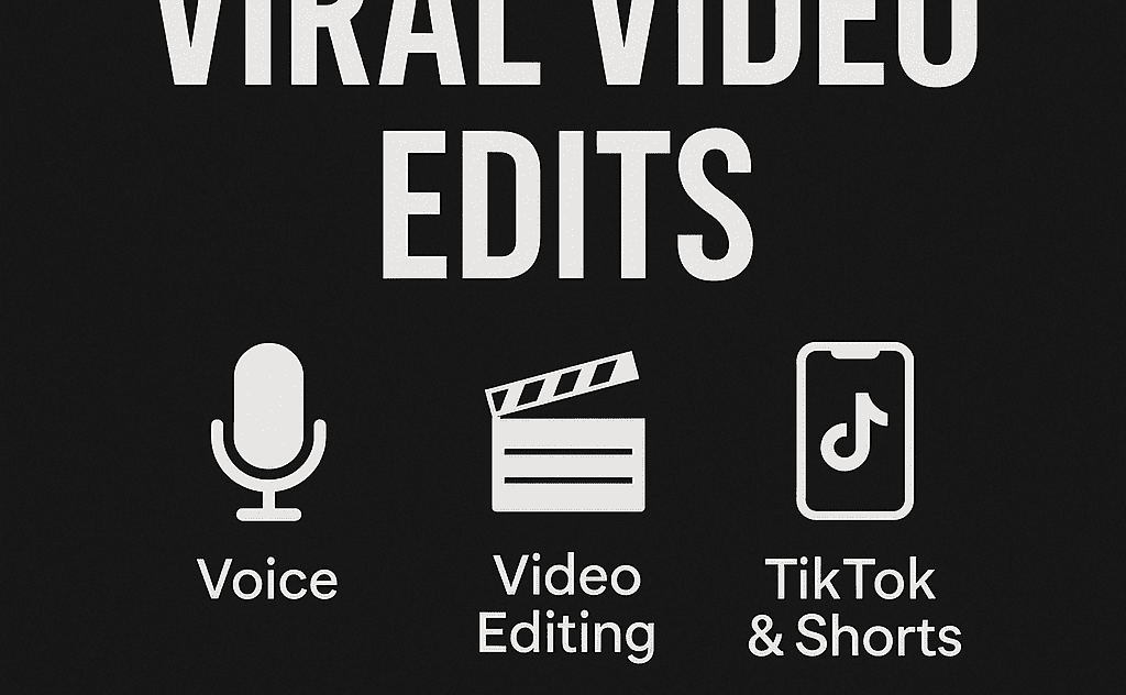 I will deliver powerful voice-over and short video edits for your TikTok, YouTube Shorts, or Reels
