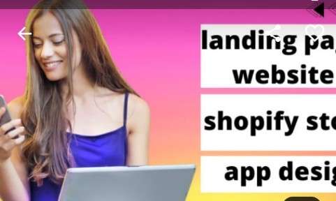 I will help you design a unique website, sales funnel, clickfunnels Shopify store landing page and content writing