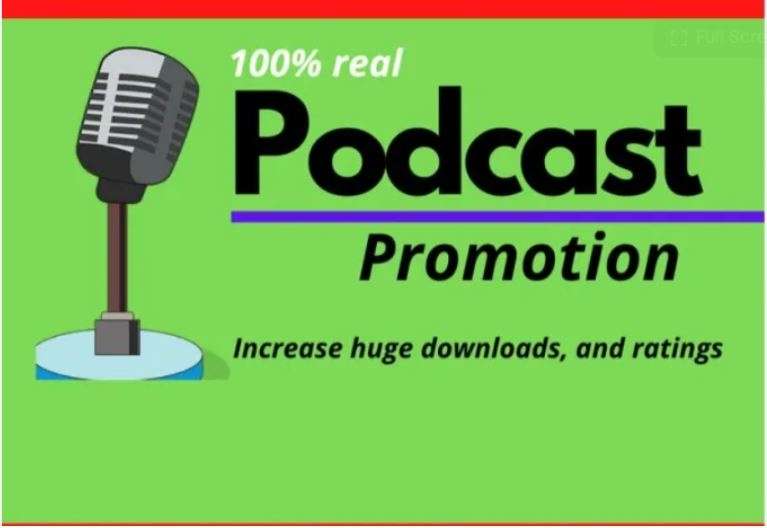 promote podcast for huge downloads and ratings