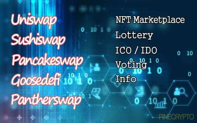 I will Fork pancake swap, uniswap and sushi swap on eth, bsc