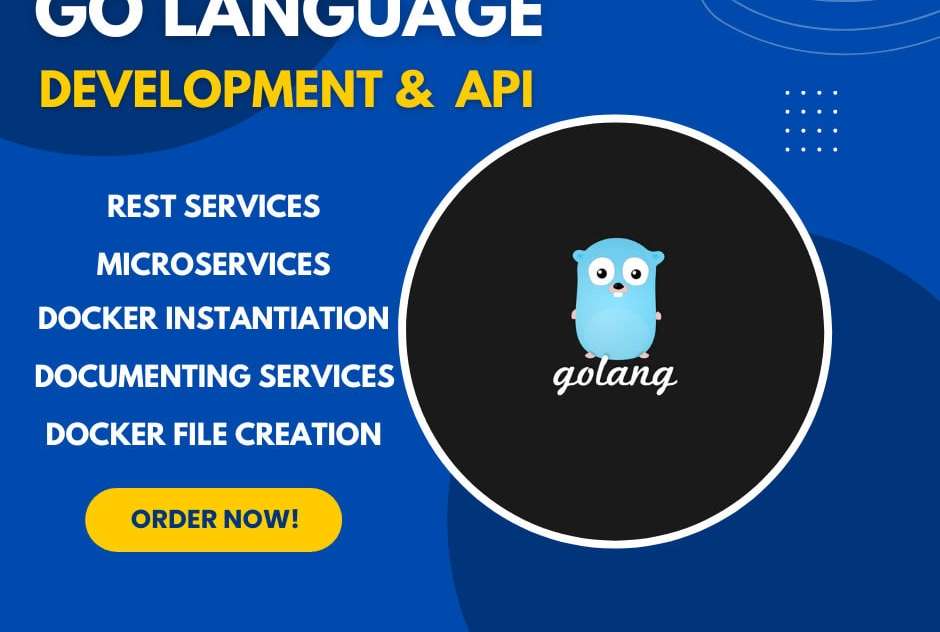 I will develop your go language application and rest api