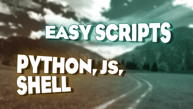 I will do a simple script python, js, javascript, bash, shell