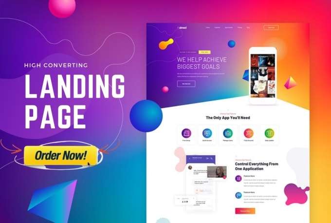 I will design responsive wordpress landing page elementor or elementor pro landing page