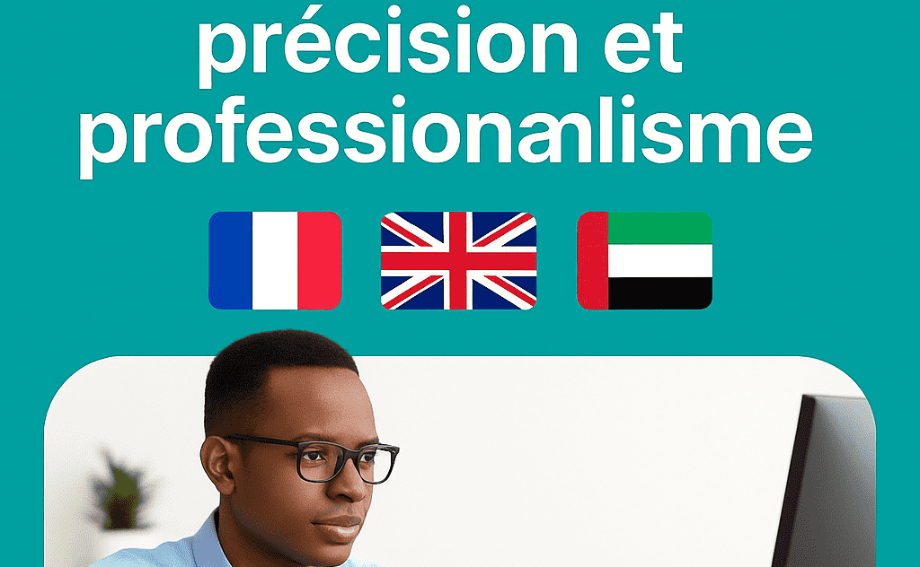 Service de traduction multilingue – Français • Anglais • Arabe | Travail rapide et professionnel