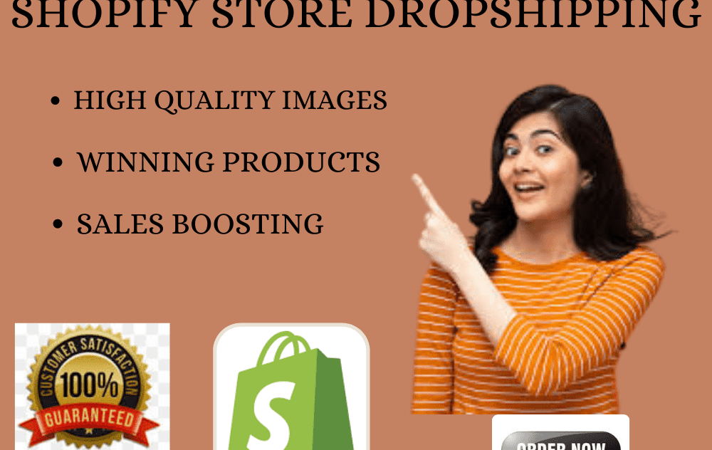shopify dropshipping store with winning products