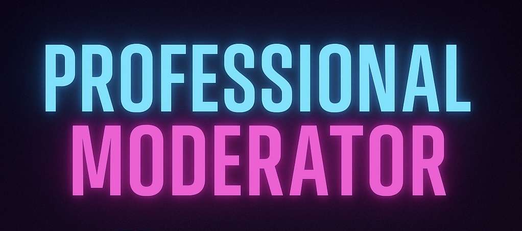 Professional Moderator for YouTube, Discord, Telegram, and Twitch