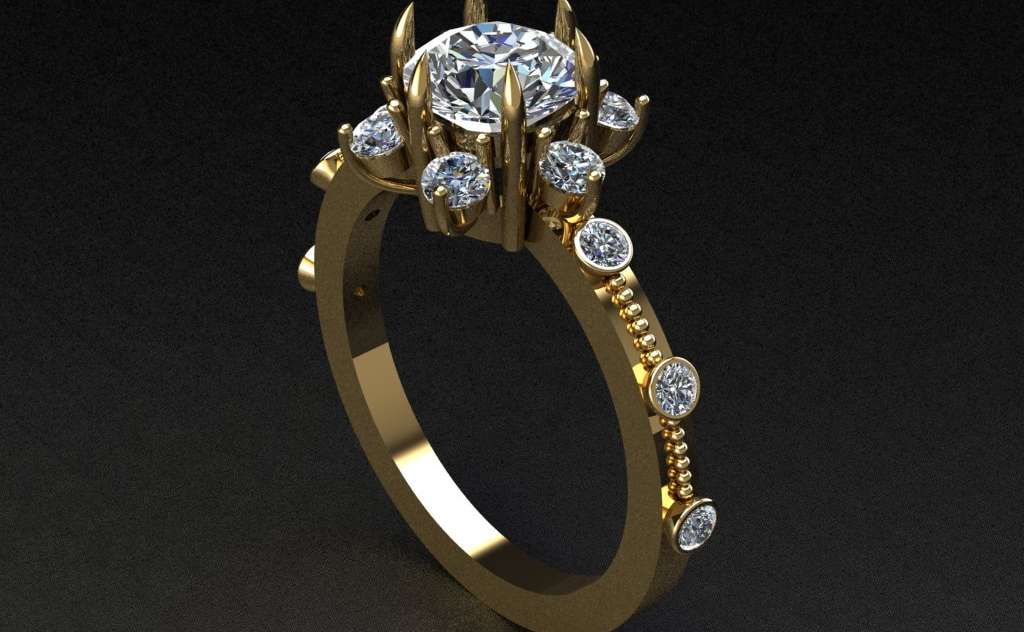 I WILL CREATE 3D MODELLING IN JEWELRIES