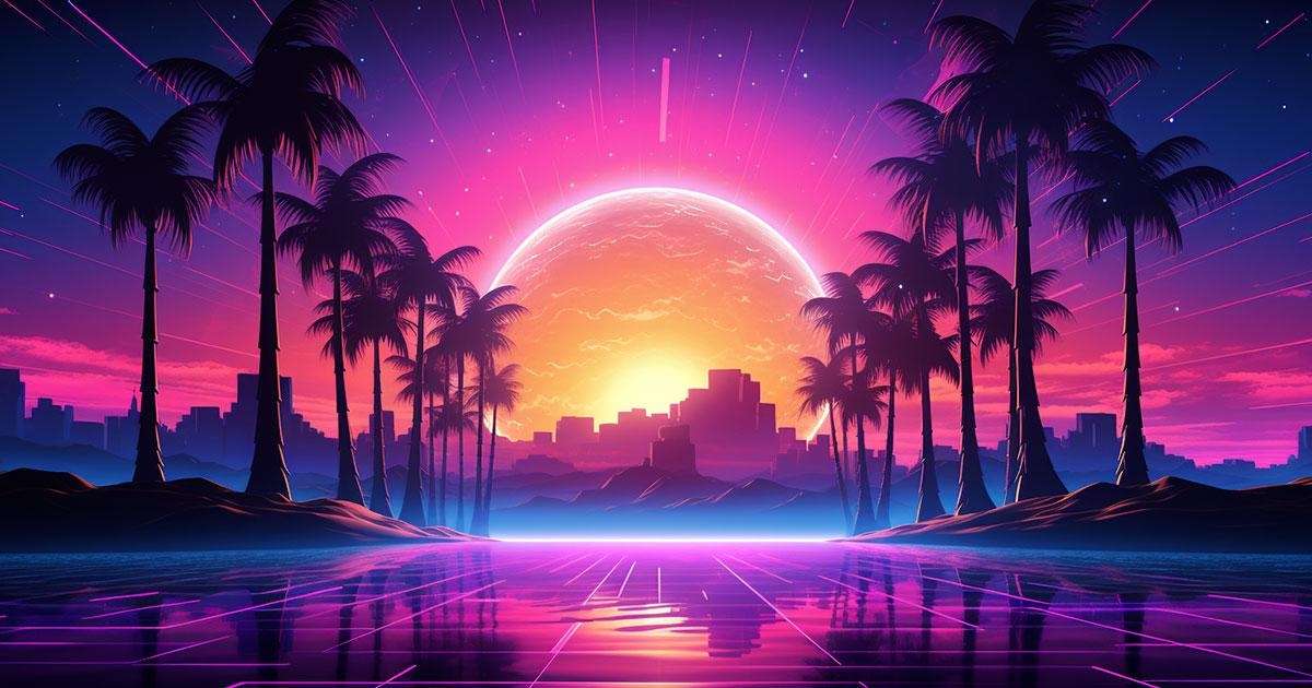 I will produce 80s-inspired synthwave or deep house music